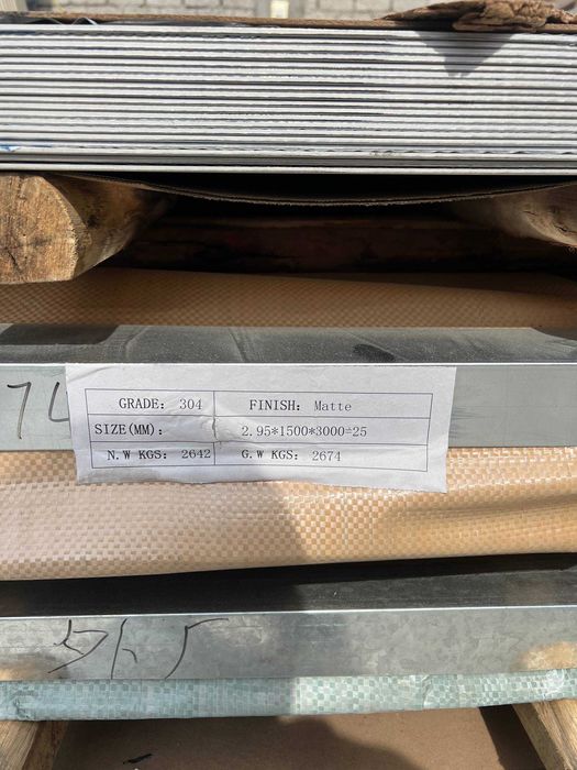 Nerjaveyka Listlar  3.0mm  1500x3000mm 1220x2440mm 304marka 201marka