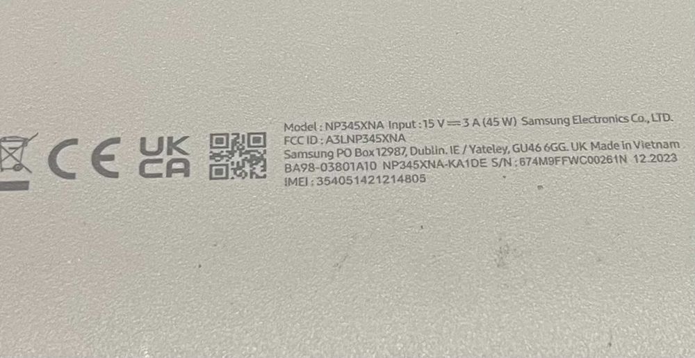 Лаптоп Samsung Galaxy Book 2