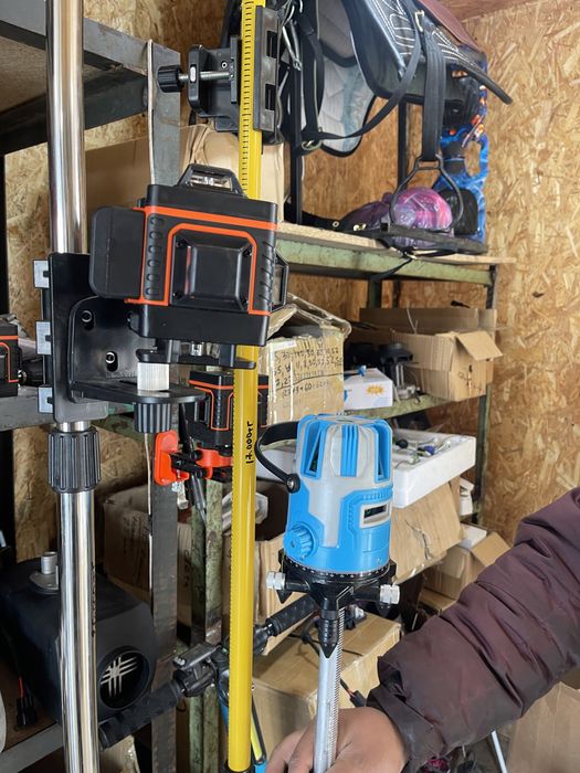 Лазерный уровень 3д, 4д, 5 лучевой