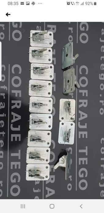Piulite si cleme rapide pentru cofraje