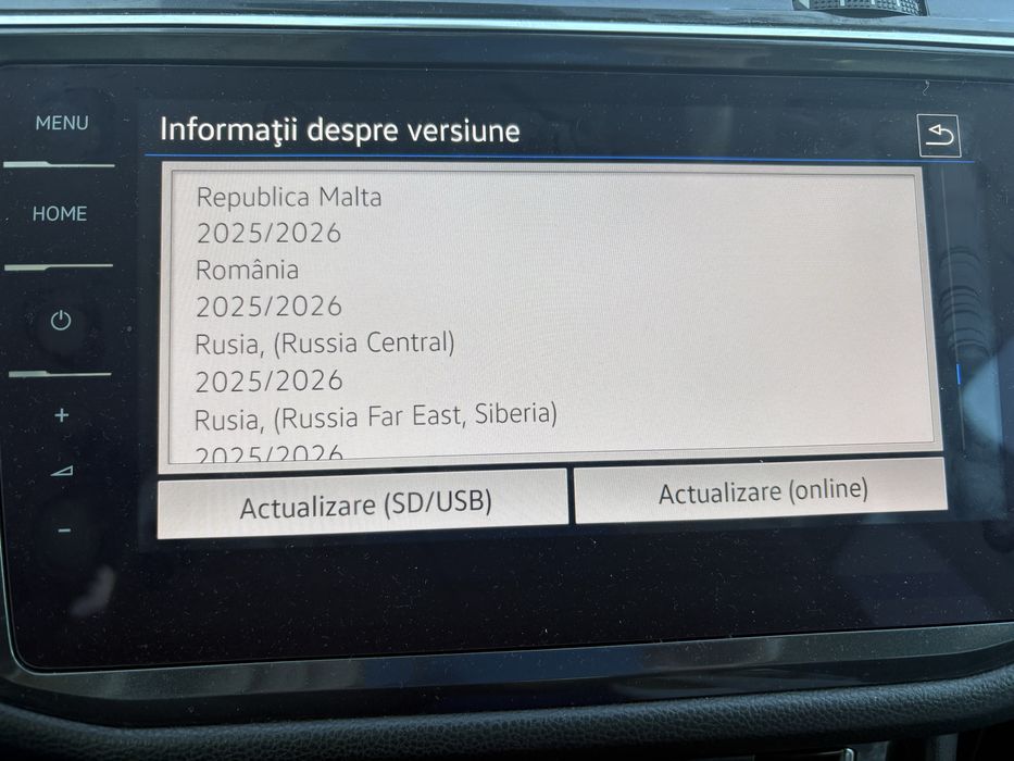 Harti 2025-2026  navigatie Discover Media MIB2-vw-skoda