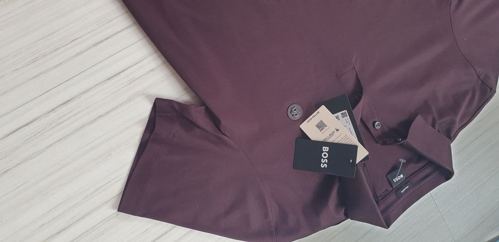 Hugo Boss C -Parris 01 Mercerised Cotton M НОВО ОРИГИНАЛ Мъжка Тениска