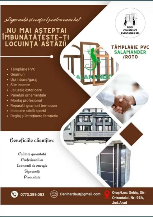 Vând termopane de calitate superioara