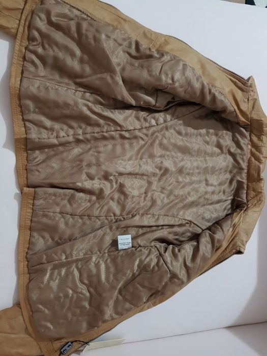 Geaca din piele naturala Made in Italy,noua cu eticheta