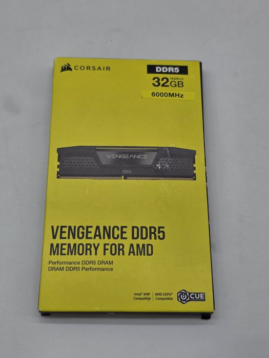 Memorie Corsair VENGEANCE®, 32GB (2x16GB), DDR5, AMD EXPO, 6000MHz CL3