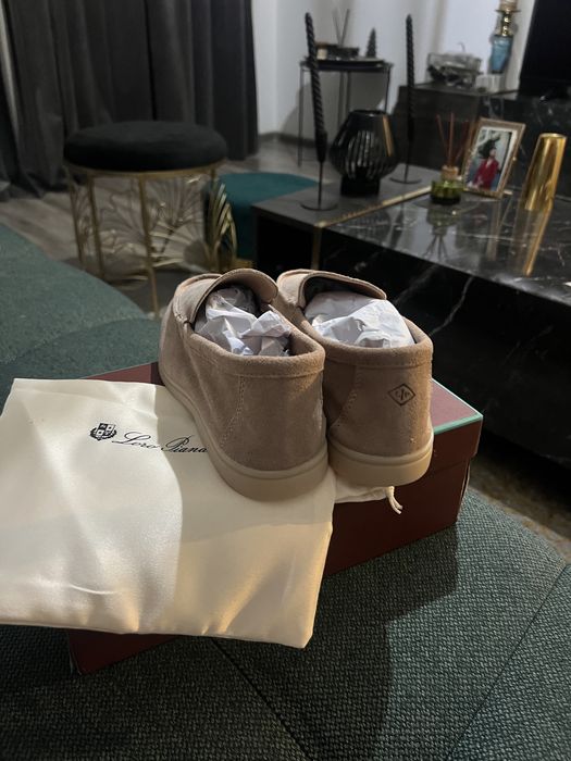 Mocasini Loro Piana piele naturala
