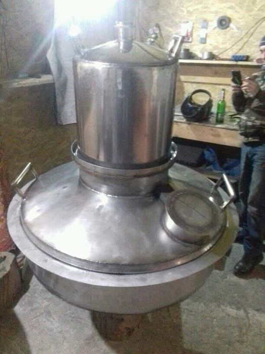 Cazan de tiuca din inox și cupru