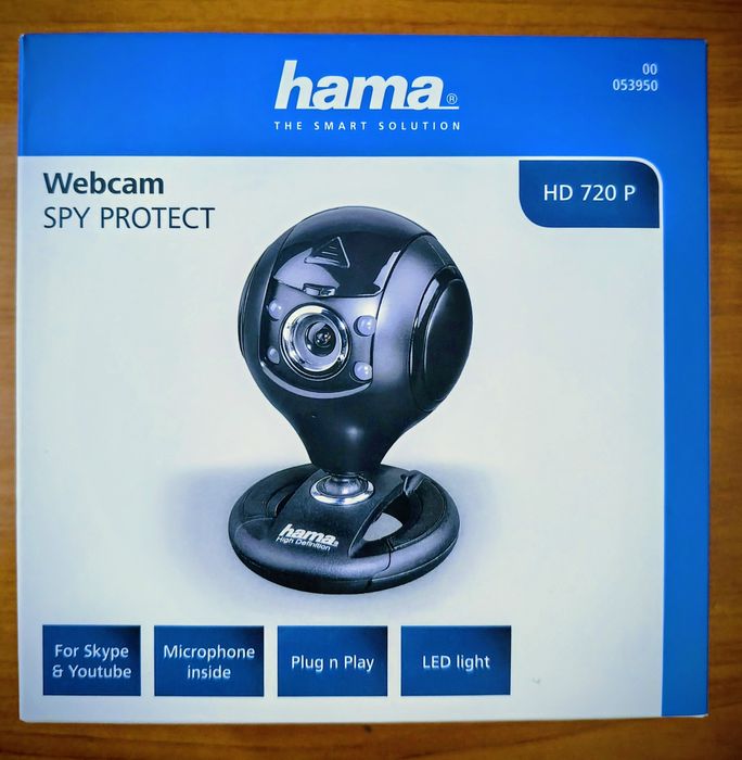 Cameră web Hama HD "Spy Protect"- produs nou sigilat.