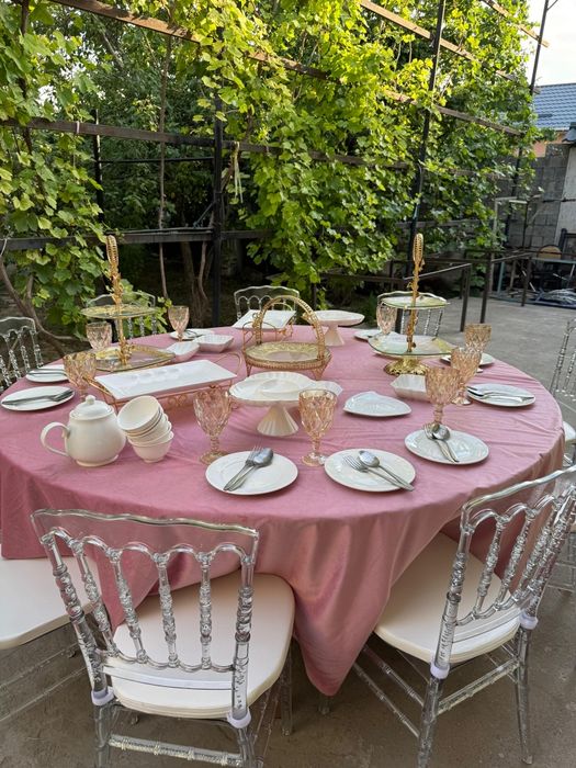 Прокат стол стулья элита посудалар