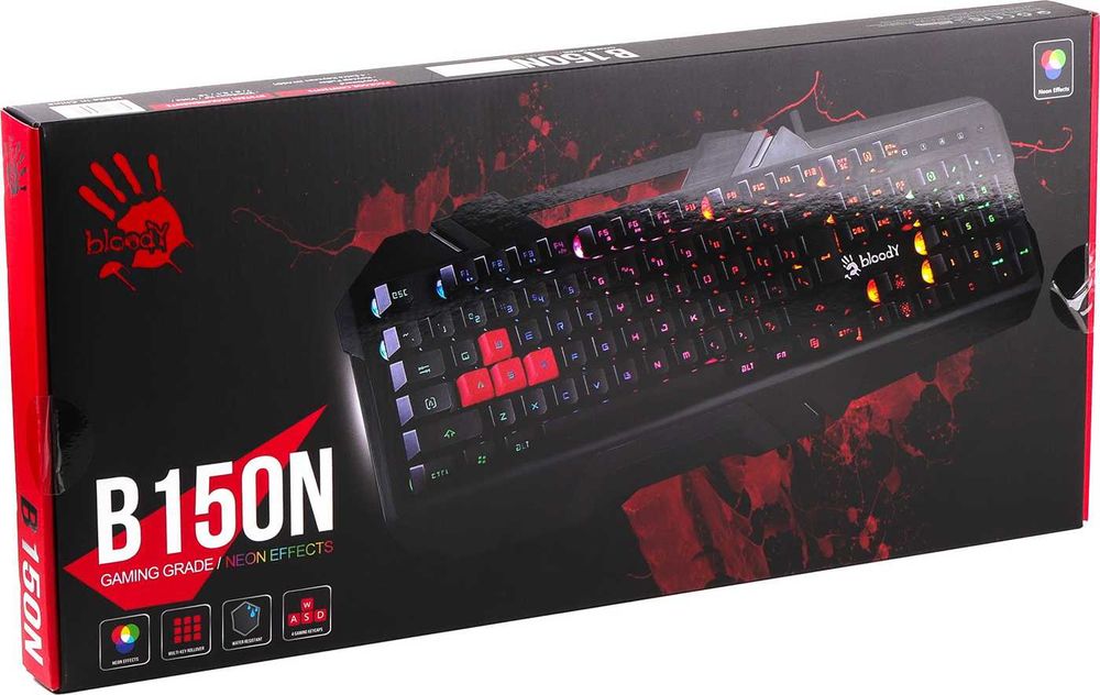Проводная игровая клавиатура Bloody B150N Gaming ++