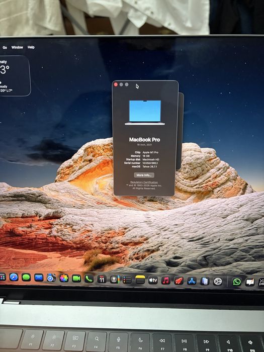 Макбук про м1 про 16/512 (Macbook m1 pro)