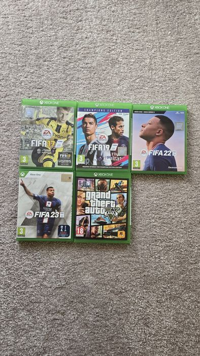 Fifa, call of duty, gta V xbox one