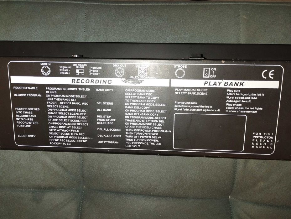 Контроллер Nightsun SM006 192CH DMX CONTROLLER пульт Epson