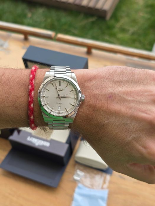 Longines Conquest 41 мм луксозен швейцарски мъжки автоматичен часовник