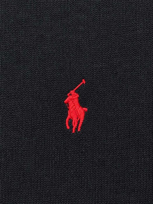 Bluză Polo Ralph Lauren bărbați din 100% bumbac, neagră, cu logo brodat, Mărimea L