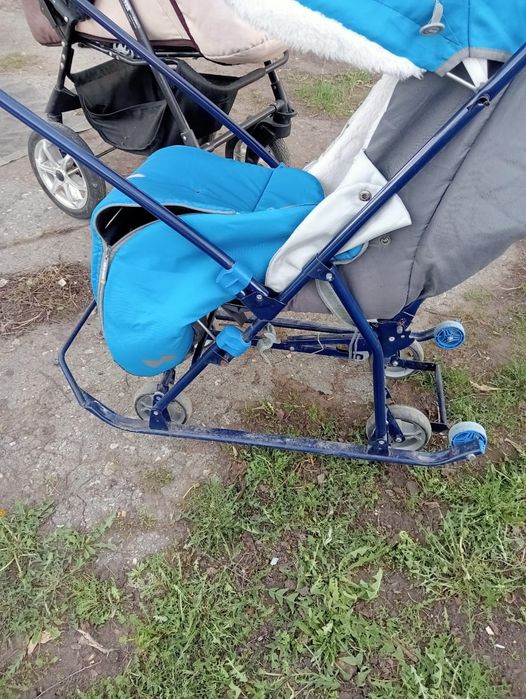 Санки + коляска.