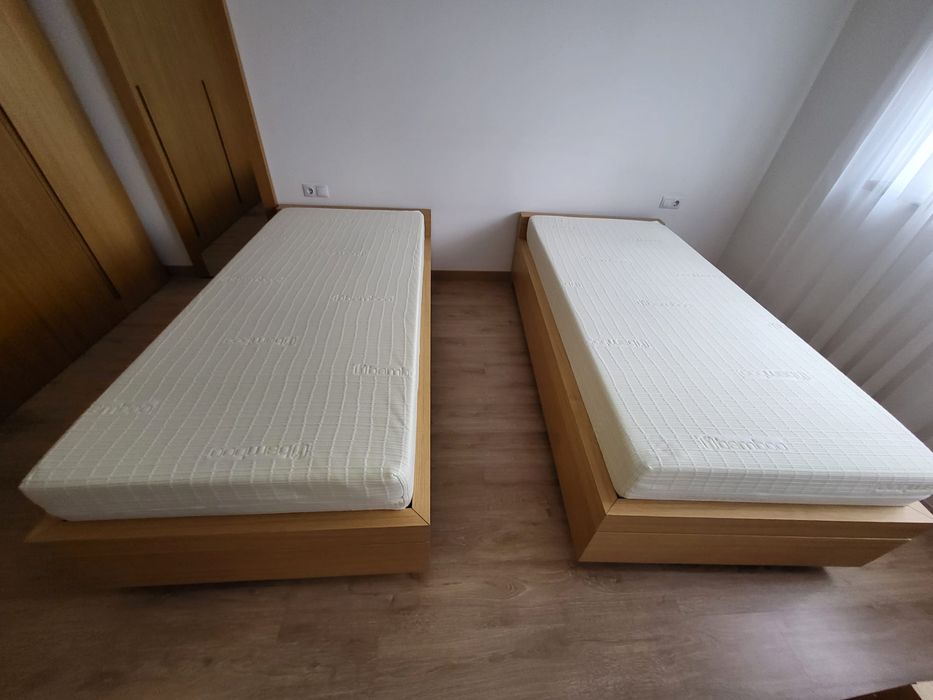 Pat single 2 bucăți 90x200