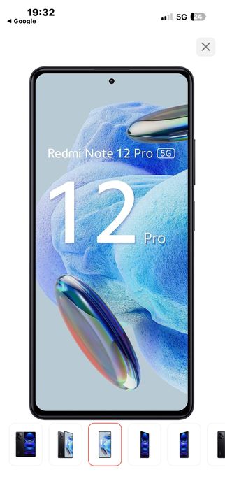 Redmi note 12 pro 12/256