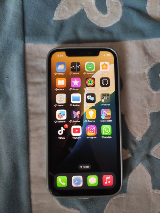 Айфон 12 синий цвет 128 Гб