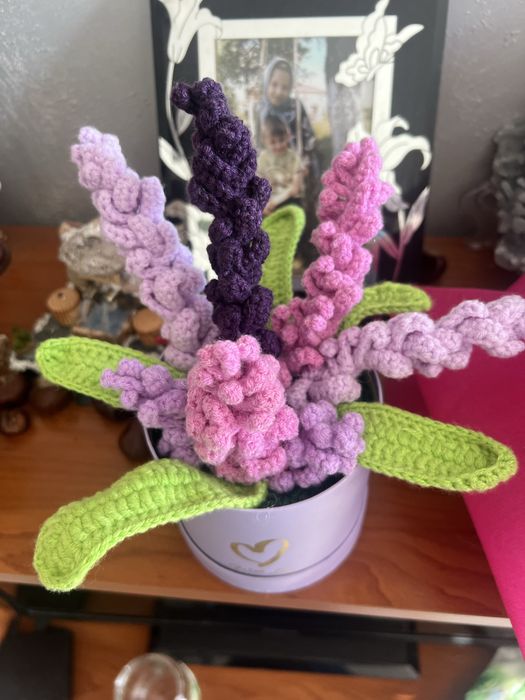 Плетени цветя ,ръчна изработка
