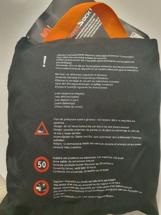 Huse antiderapant textil pentru anvelope auto