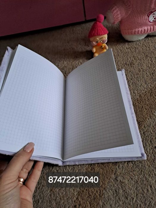 Мягкая игрушка Утя и блокнот