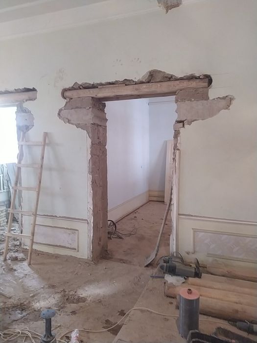 Демонтаж. Бетон тешамиз. Бетон кесамиз