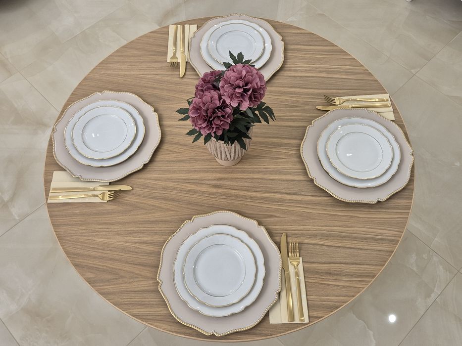 Masa rotunda dining, living,