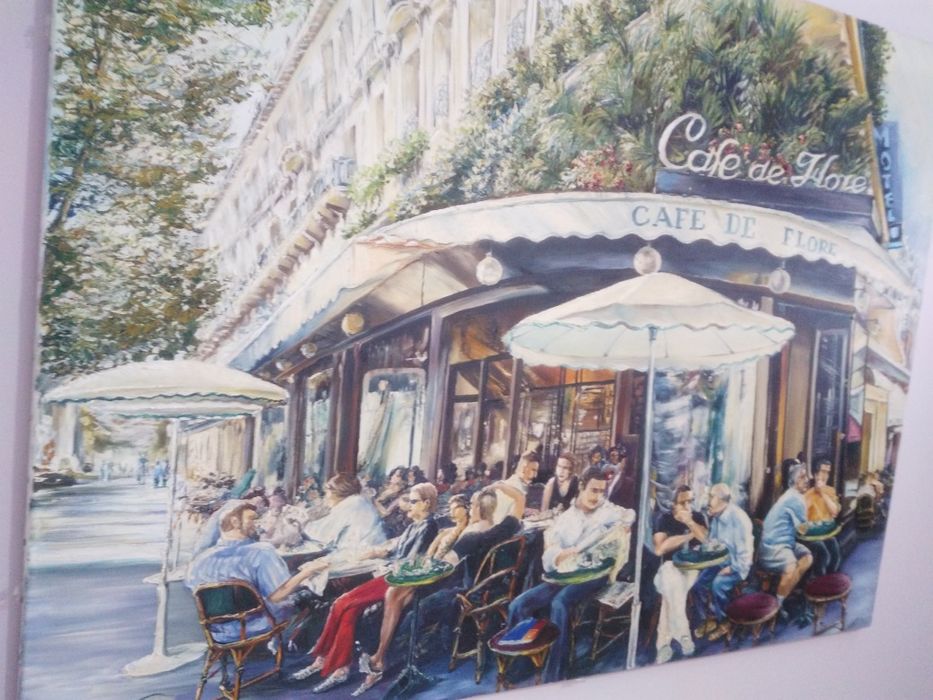 Картина "Cafe de flore"