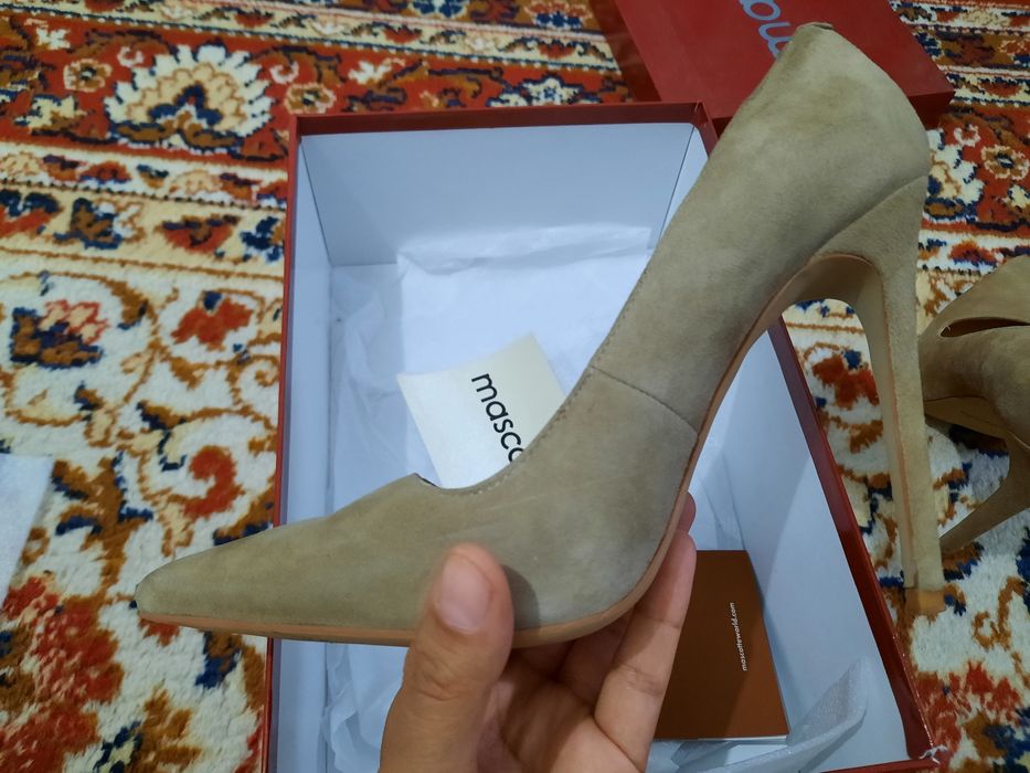 Туфли замша,кожа 37-38 р