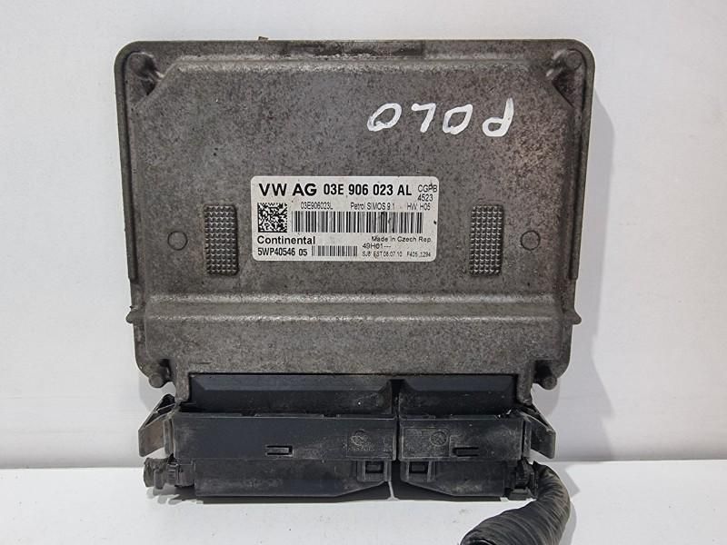Calculator motor ECU Volkswagen Polo 5 6R 03E906023AL 1.2 benzina CGPB