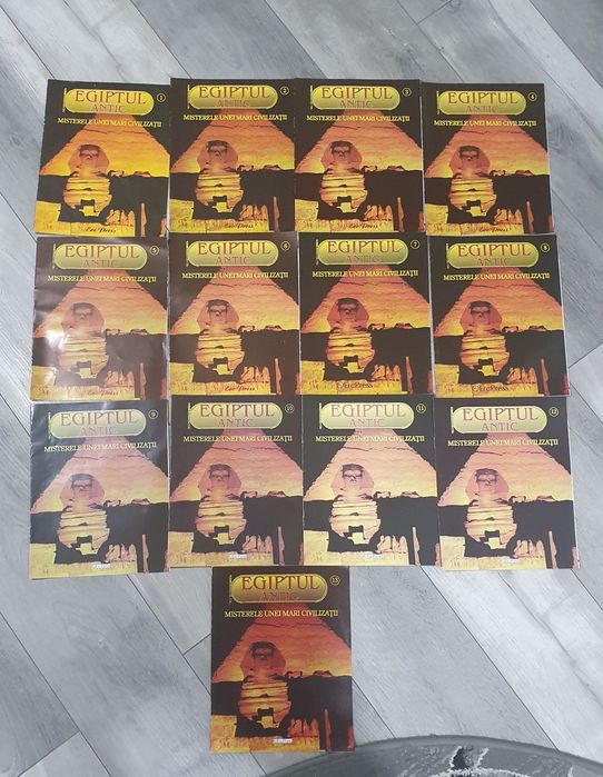 Vând colecție Egiptul Antic Misterele unei mari civilizații, 13 volume