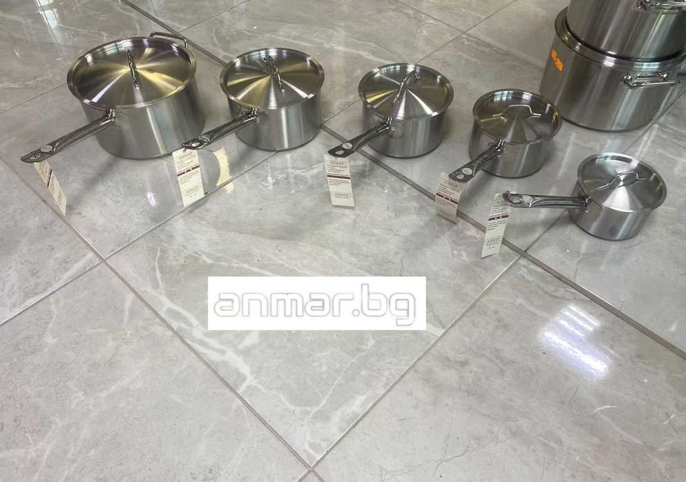 Касероли с капак, стомана 18/10, различни размери