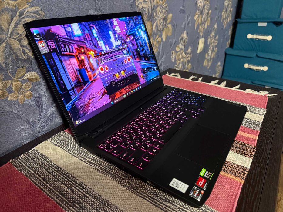 RTX 3060 - 6гб. Игровой Леново. Ryzen 5 5600h. 16/512gb