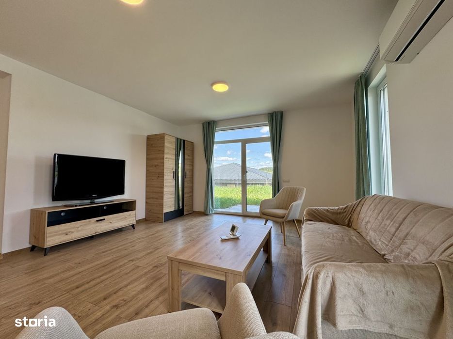 Casa individuala pe un singur nivel, 100 mp utili, 500 mp teren, Corus