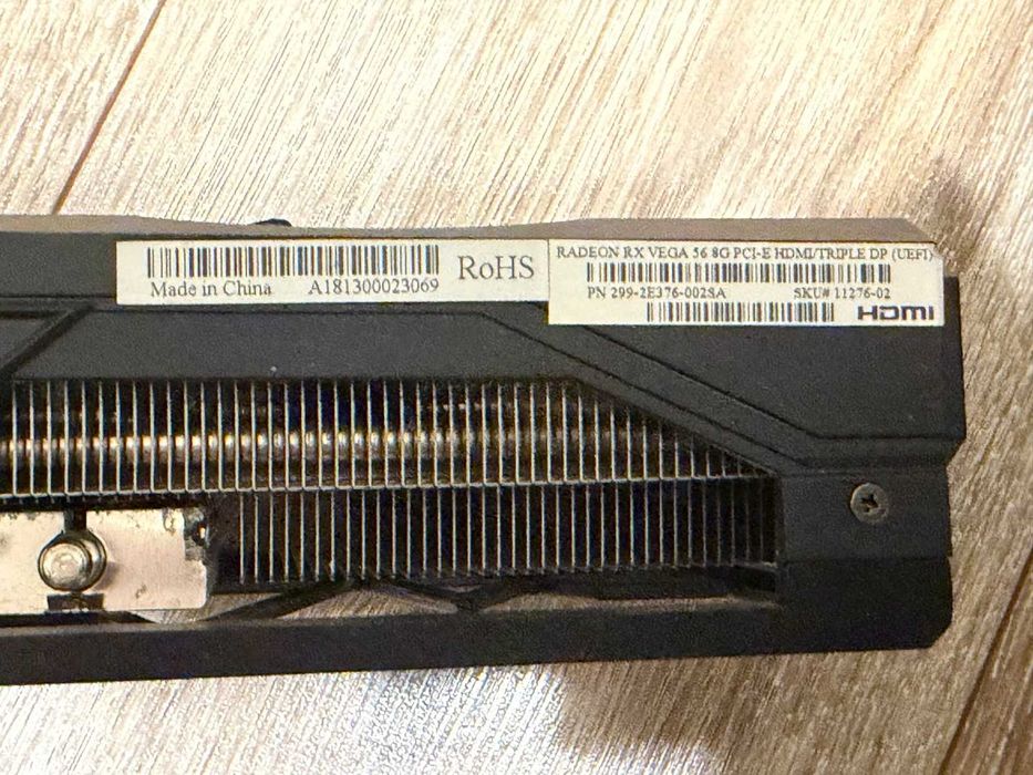 Sapphire Radeon RX Vega 56 8GB 2048bit