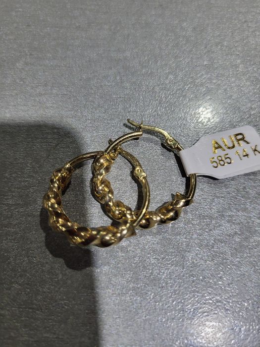 Cercei  Aur 14k ! Nou ! Predare personala Bucuresti !
