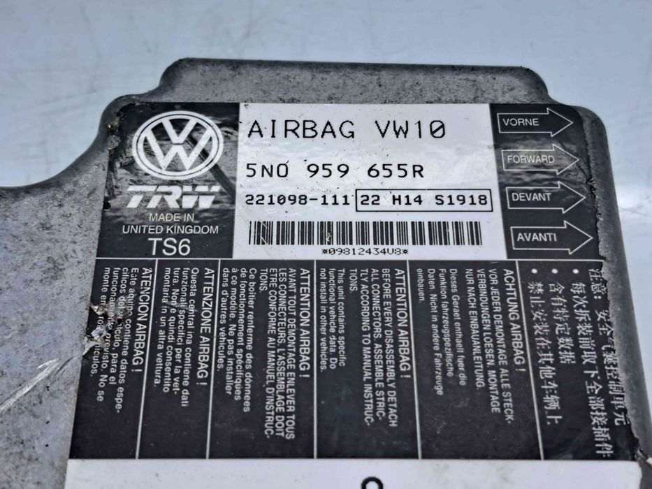 Calculator airbag Volkswagen Tiguan (5N) [Fabr 2007-2016] 5N0959655R 2