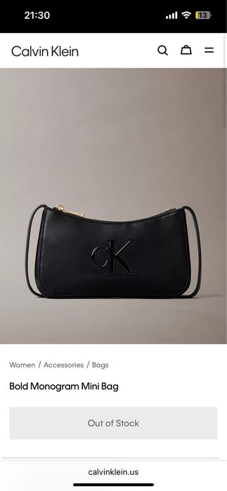 Сумочка от бренда Calvin Klein