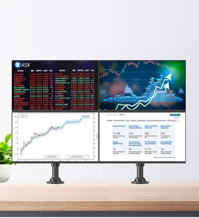 Кронштейн настольный с газовой пружиной крепление монитора north bаyou