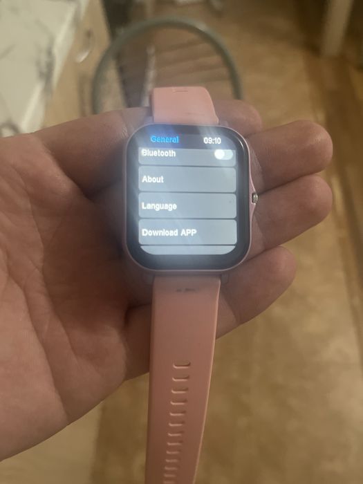 2 smartwach negru si roz