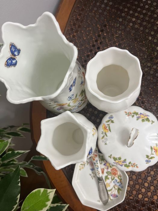 Set veze Aynsley cu bol si farfurie