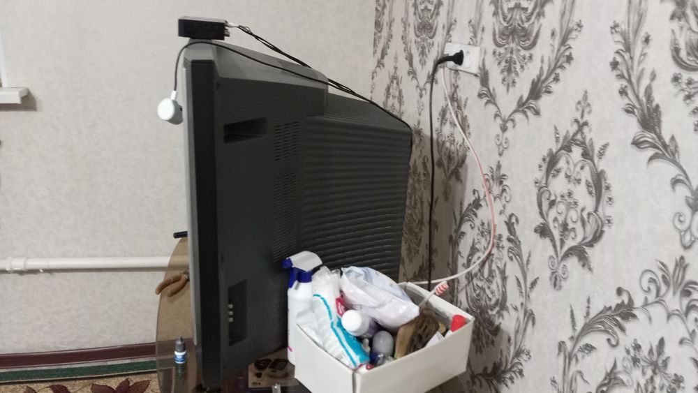 Телевизор приставкасымен