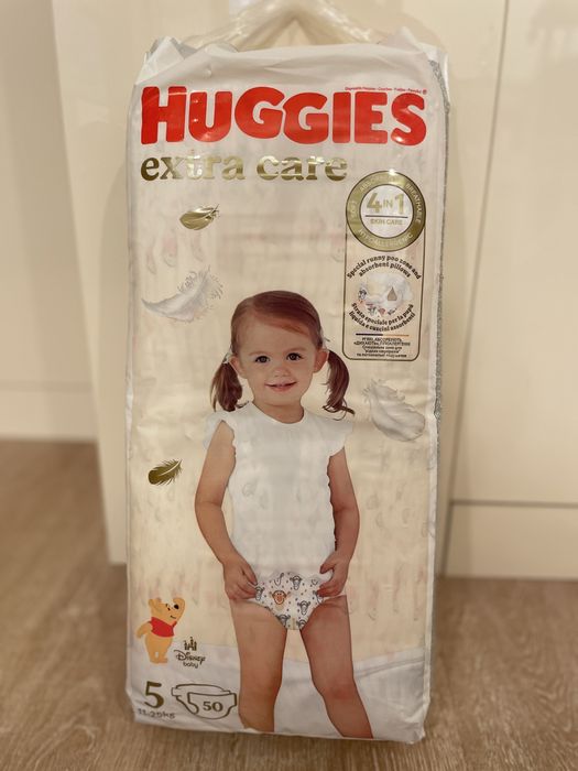 Huggies Extra Care nr.5 - pachet 50 buc.