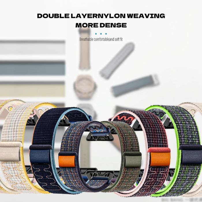NYLON LOOP Каишка за Huawei Watch/Samsung/Apple/Xiaomi/Garmin/Amazfit