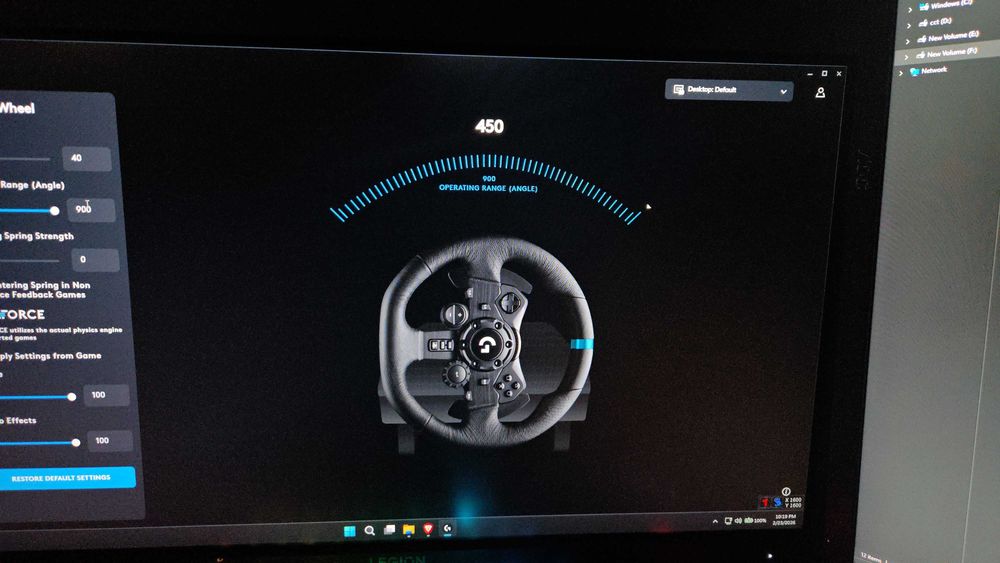 Volan Logitech G923 + Schimbator Logitech