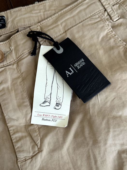 Мъжки панталон Armani Jeans (Low Waist - Tight Leg) - размер W34 / L34, Нов с етикет