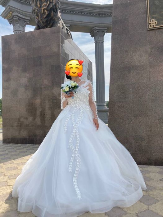 Свадебное платье красивое