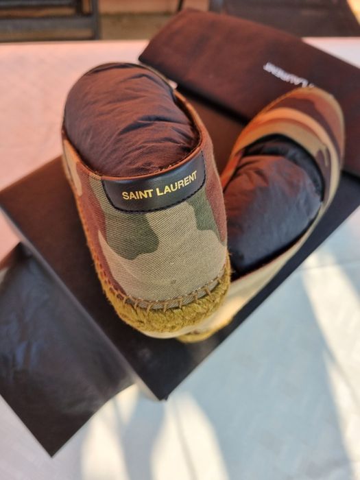 Espadrile Saint Laurent camouflage