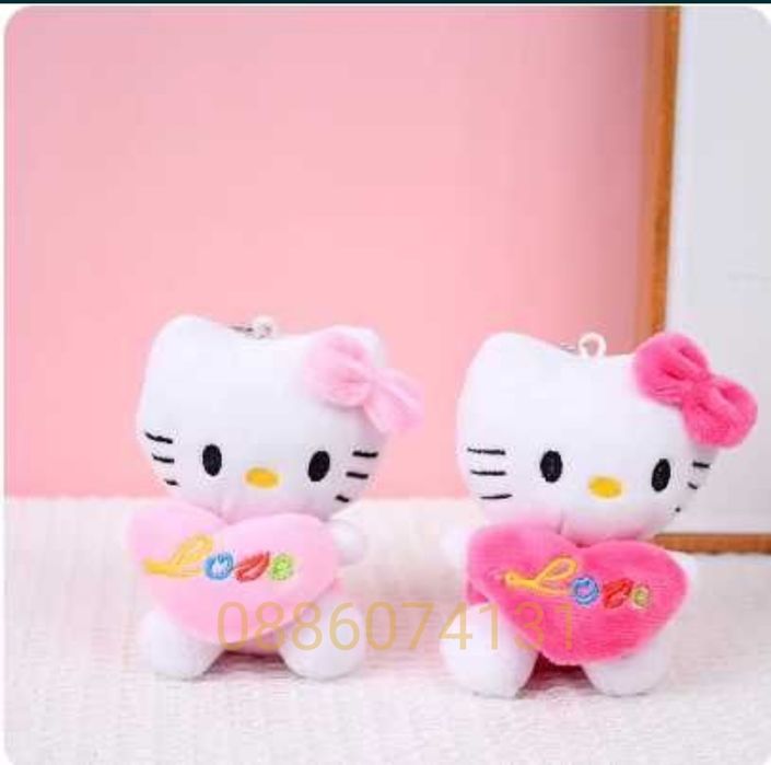 Плюшен Ключодържател играчка Hello Kitty, Ключодържател коте Кити